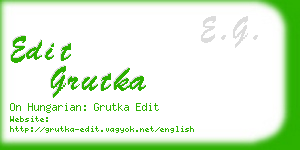 edit grutka business card